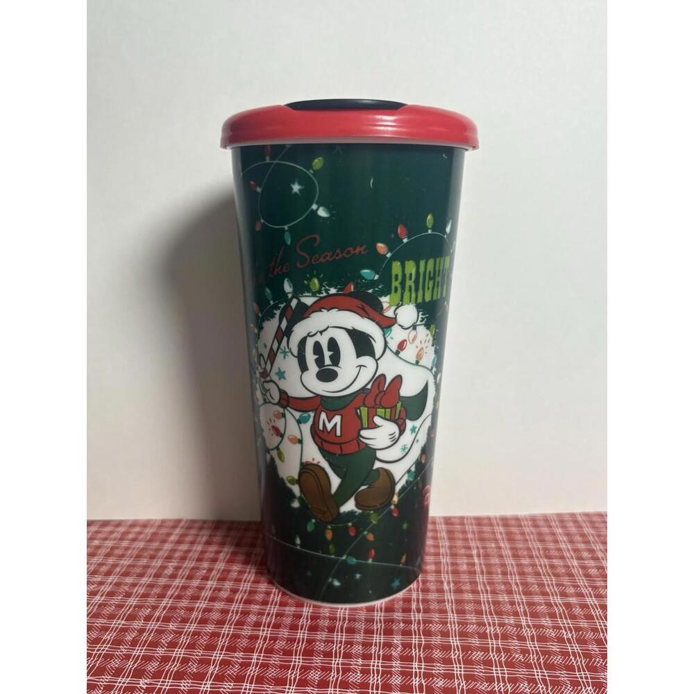 Disney‎ Mickey Mouse Christmas Travel Tumbler Cup